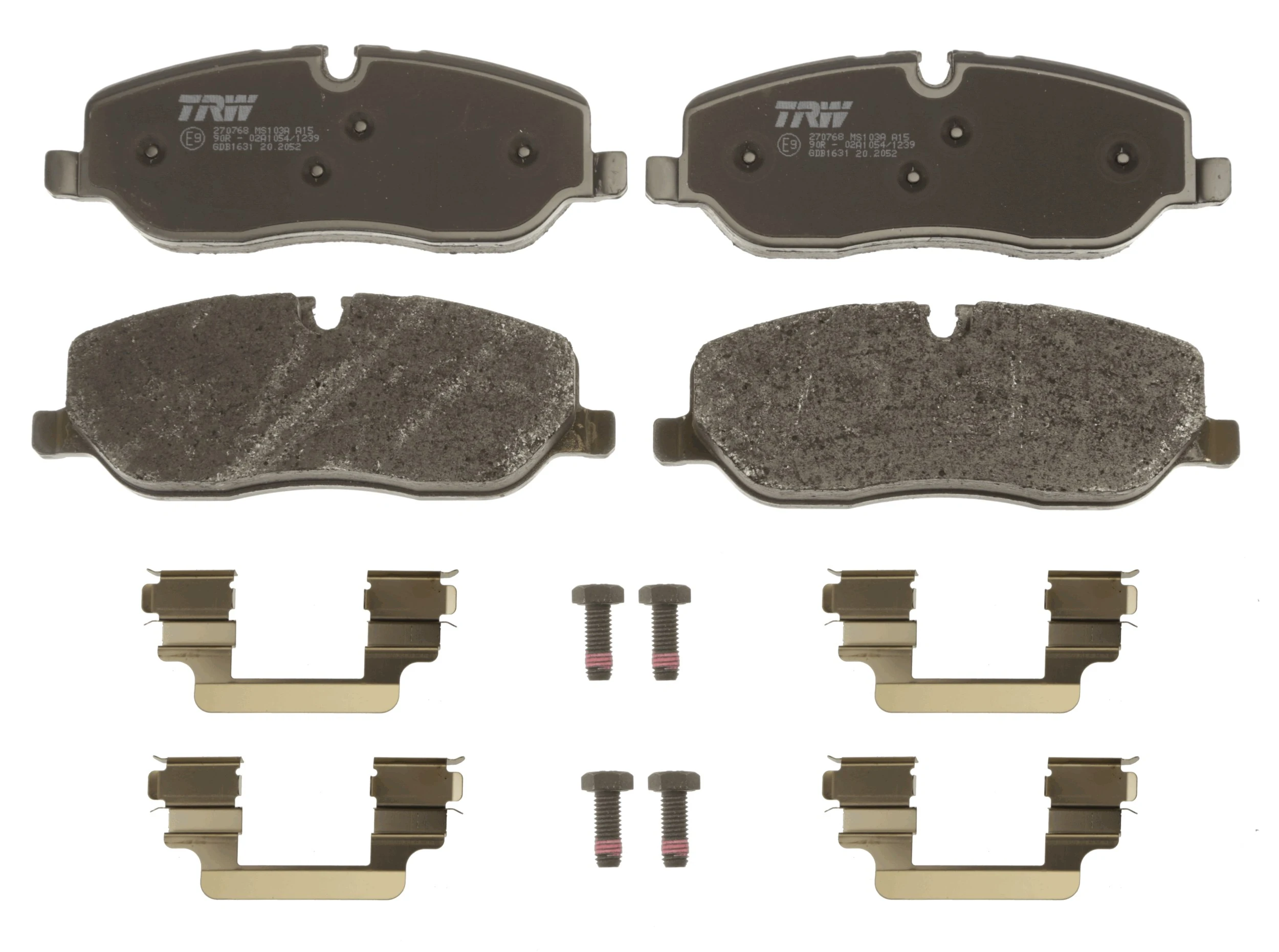 Brake Pad Set, disc brake COTEC GDB1631