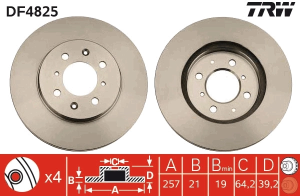Brake Disc DF4825