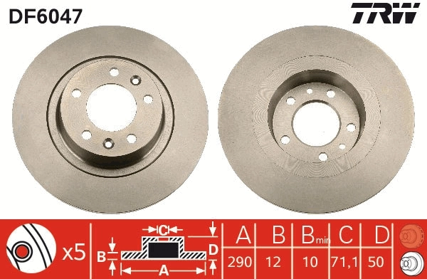 Brake Disc DF6047