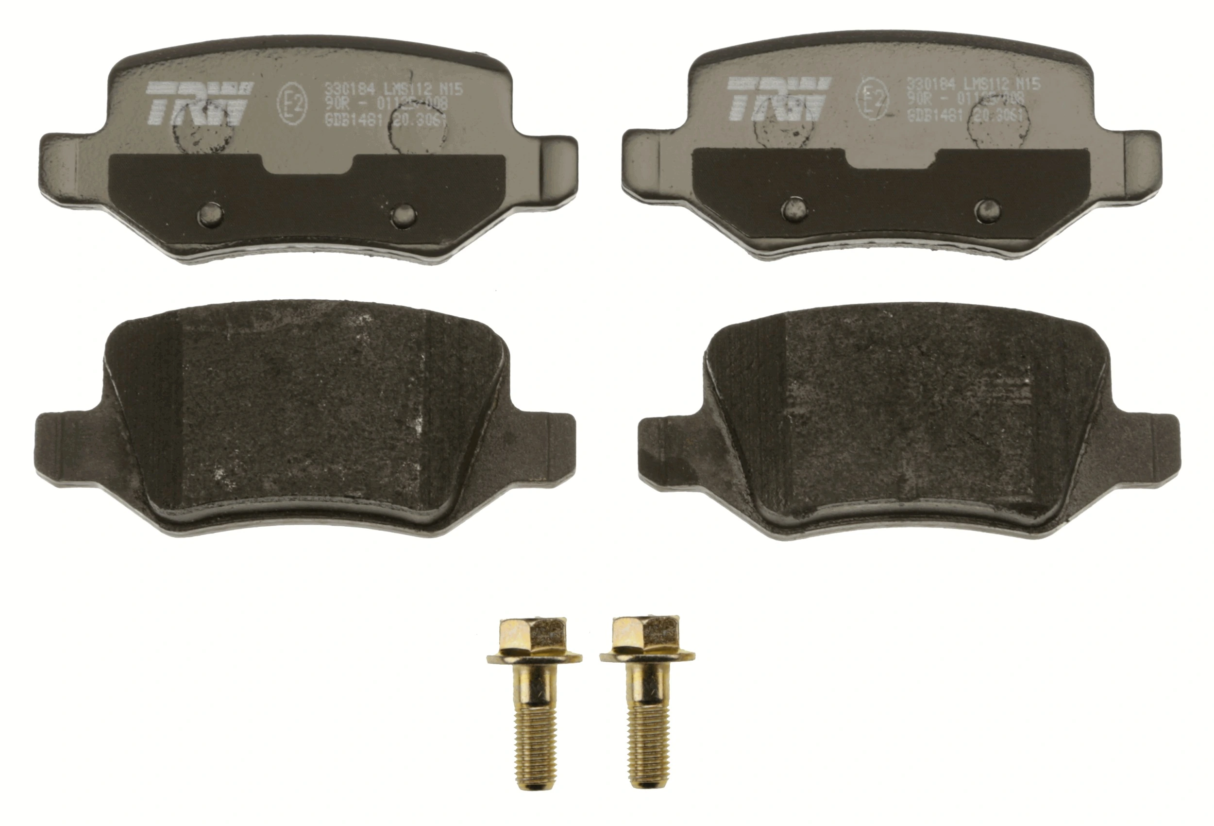 Brake Pad Set, disc brake COTEC GDB1481