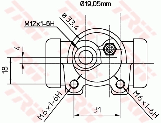 Wheel Brake Cylinder BWD130