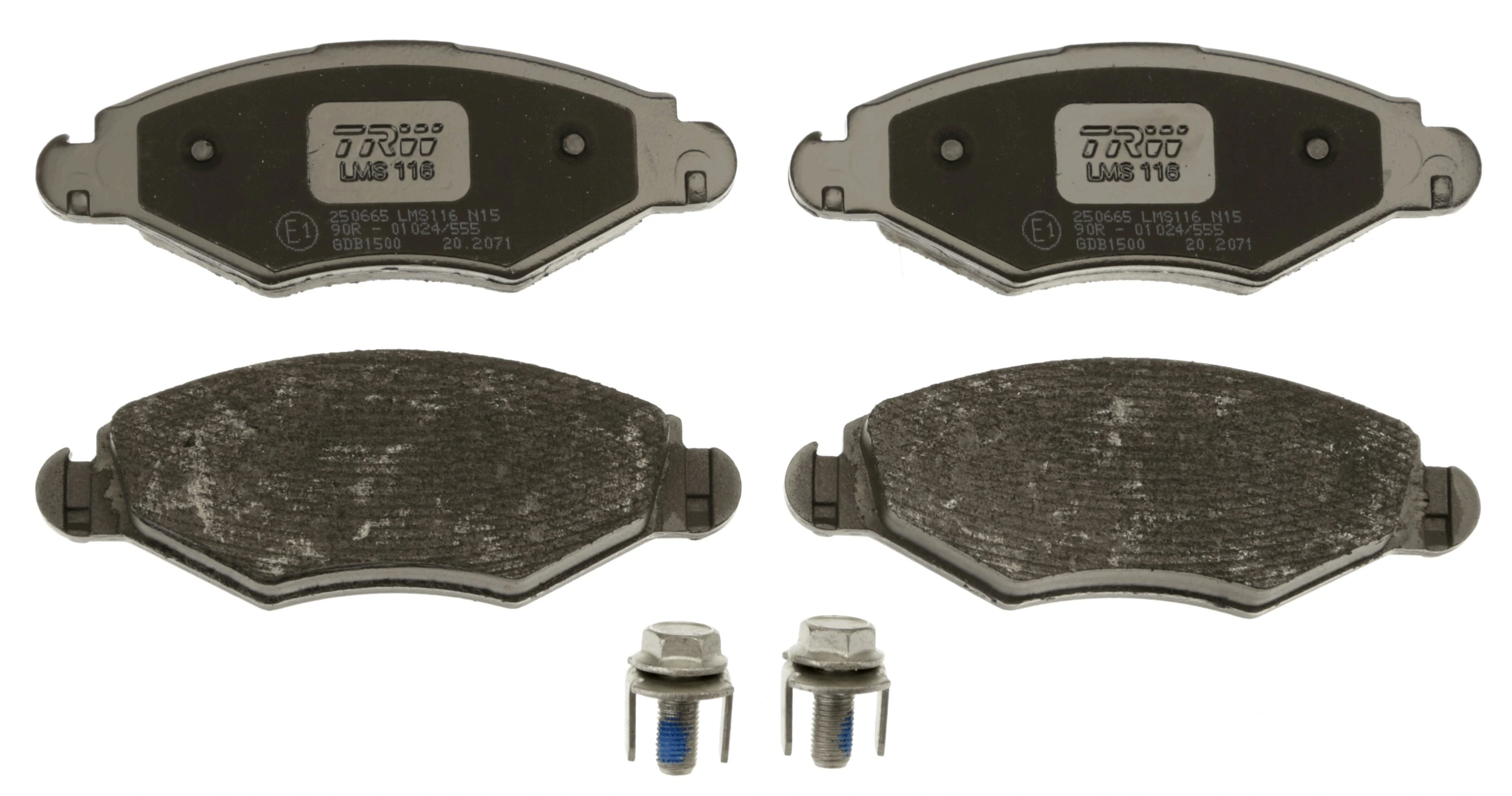 Brake Pad Set, disc brake COTEC GDB1500