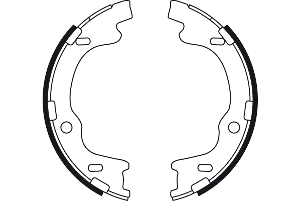 Brake Shoe Set, parking brake GS8757