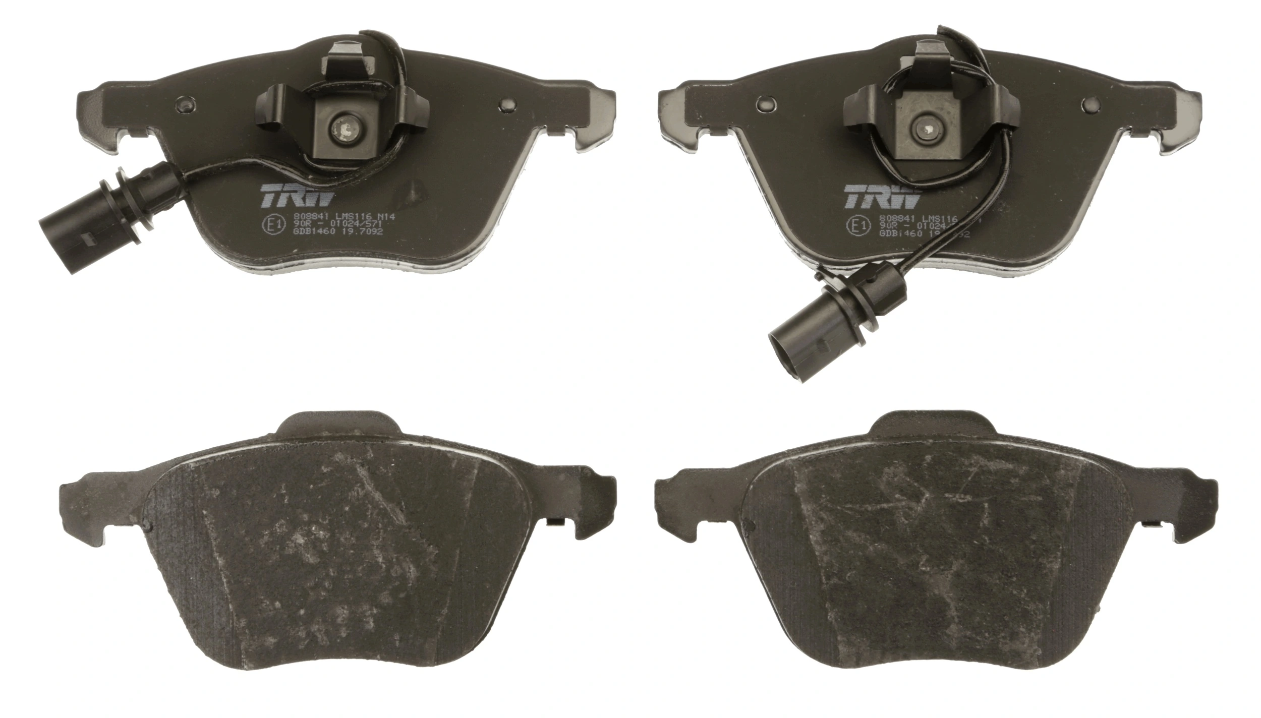 Brake Pad Set, disc brake COTEC GDB1460