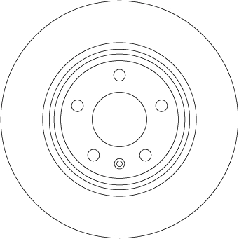Brake Disc TRW SINGLE DF6981S