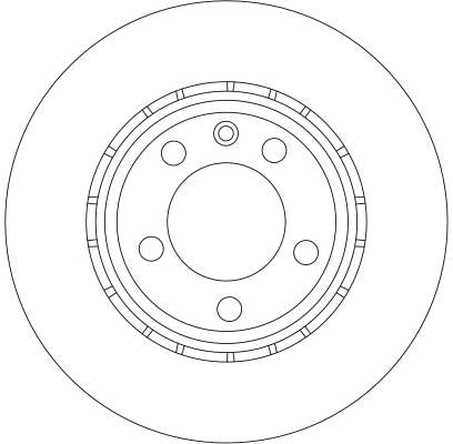 Brake Disc TRW SINGLE DF4275S