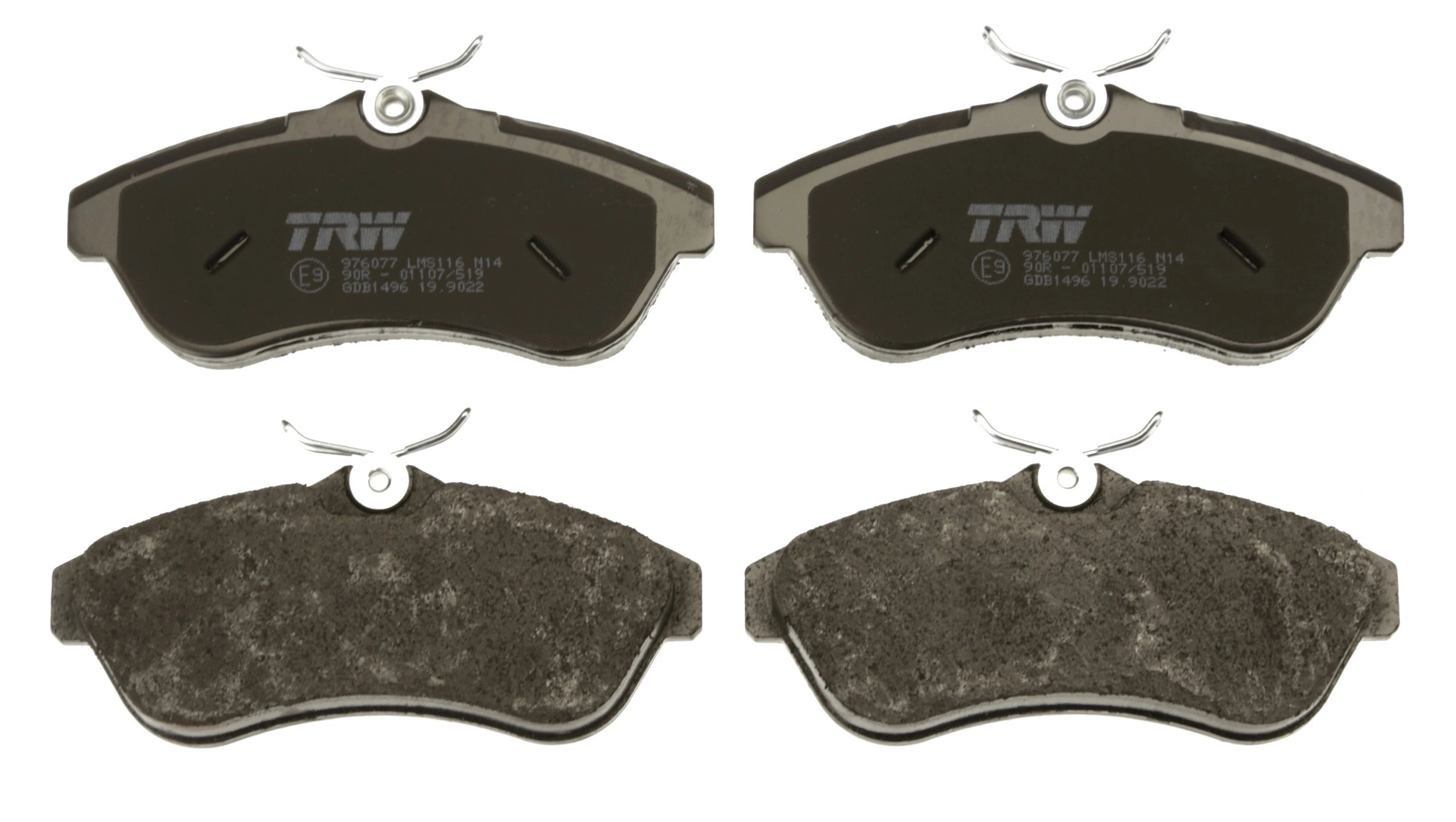 Brake Pad Set, disc brake COTEC GDB1496