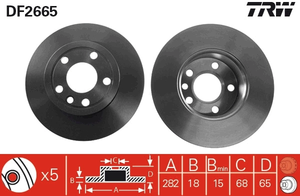 Brake Disc DF2665