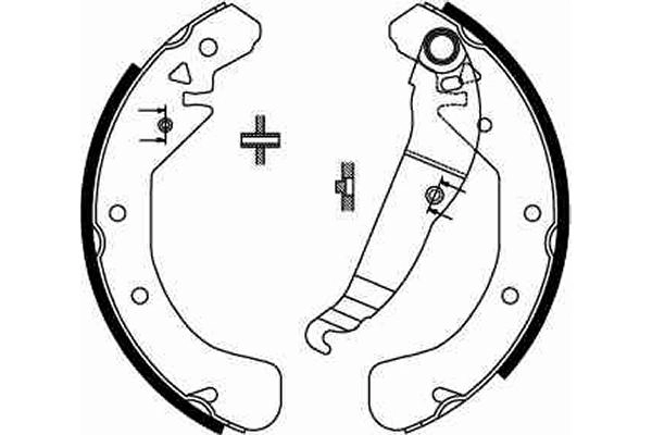 Brake Shoe Set GS8637