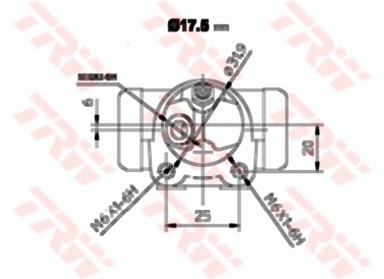 TRW BWC152 Wheel Brake Cylinder