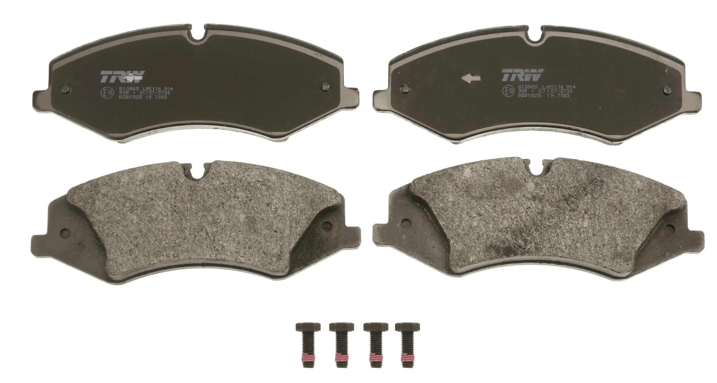 Brake Pad Set, disc brake COTEC GDB1825