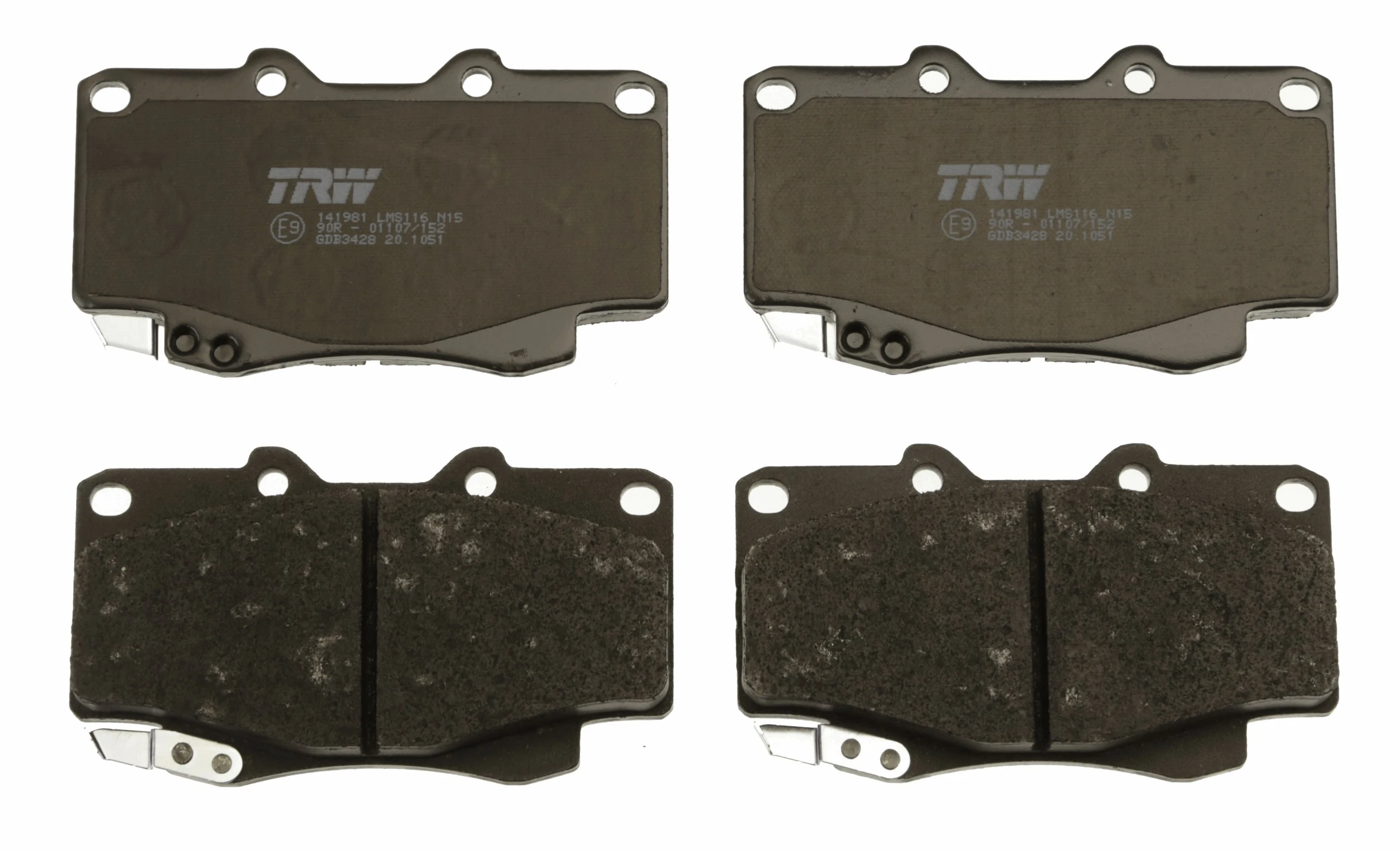 Brake Pad Set, disc brake COTEC GDB3428