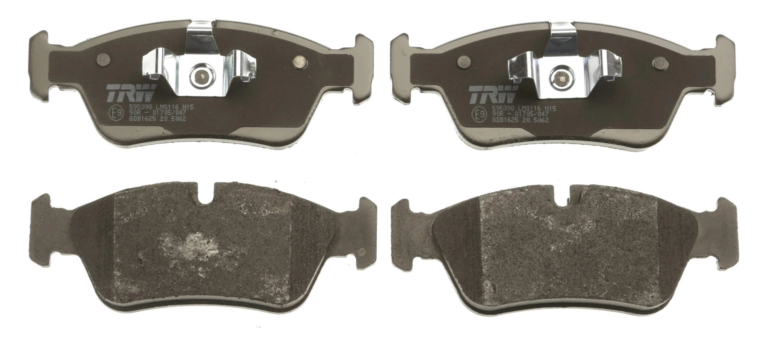 Brake Pad Set, disc brake COTEC GDB1625