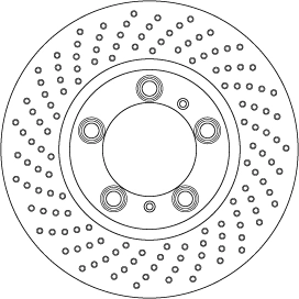 Brake Disc TRW SINGLE DF6778S