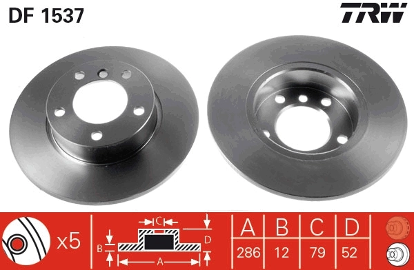 Brake Disc DF1537