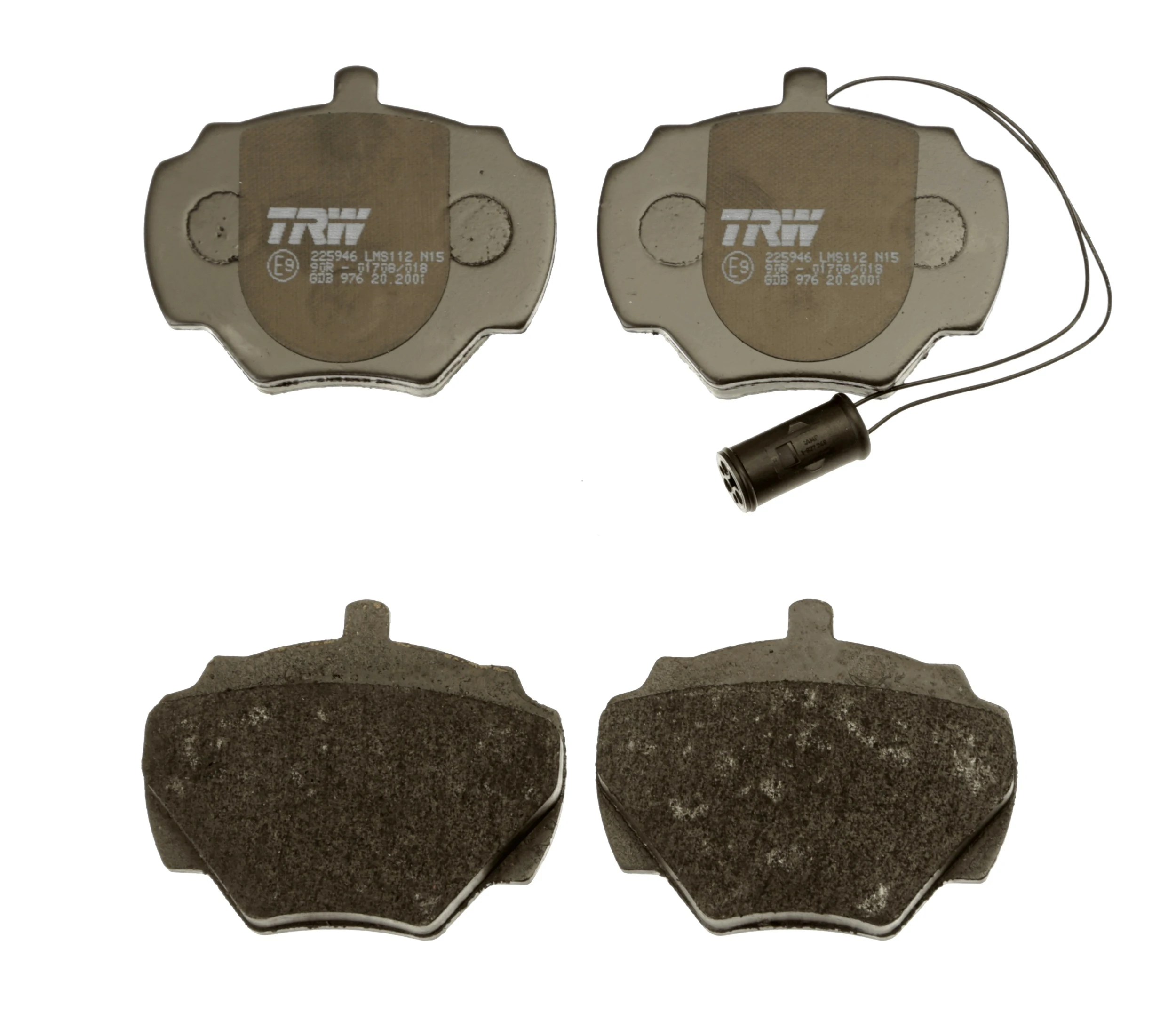 Brake Pad Set, disc brake COTEC GDB976