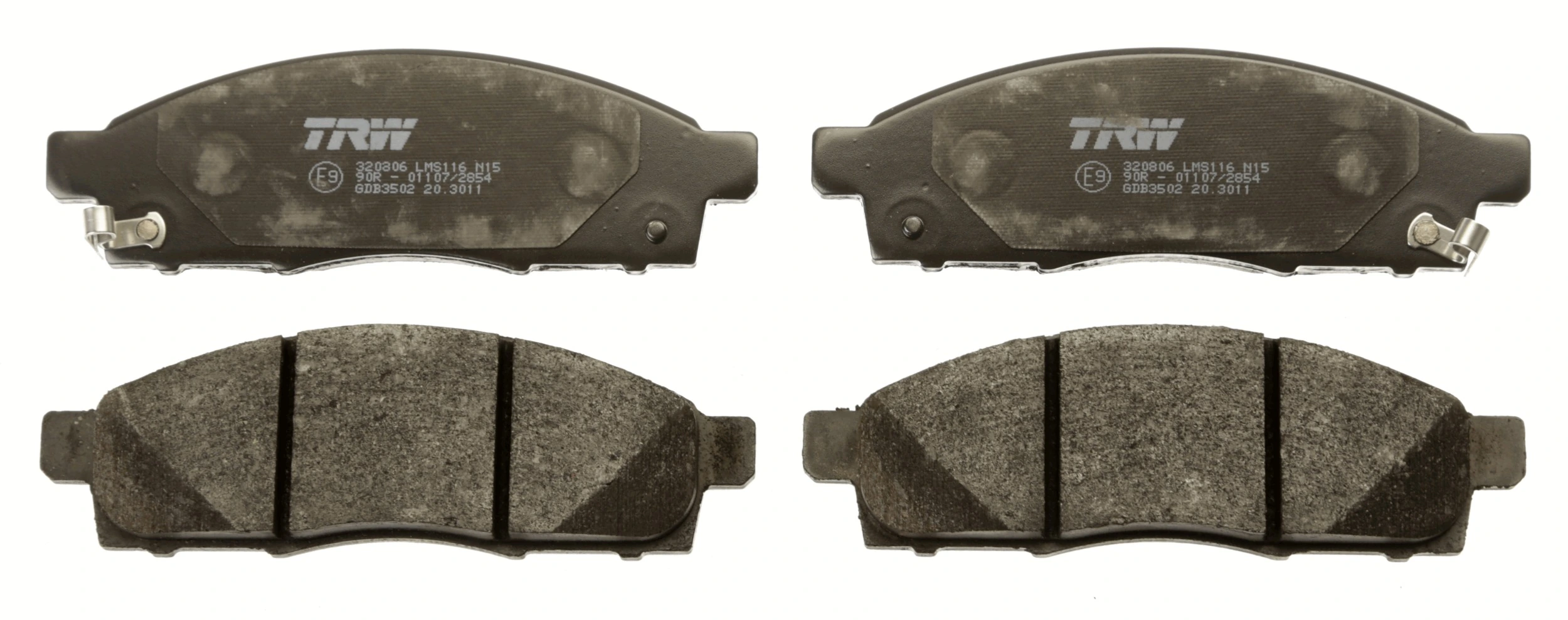 Brake Pad Set, disc brake COTEC GDB3502