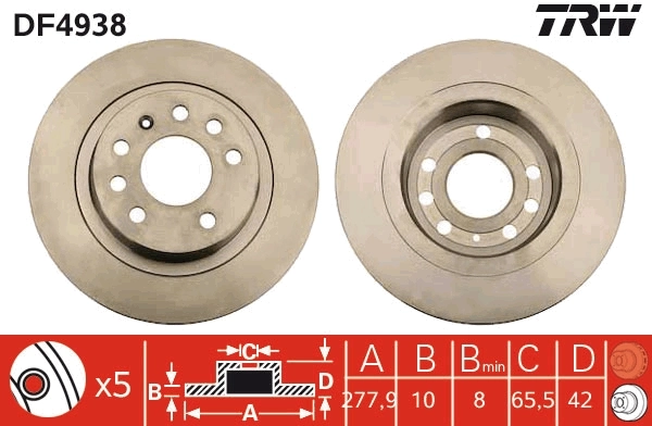 Brake Disc DF4938