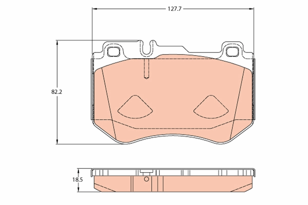 Brake Pad Set, disc brake GDB2078