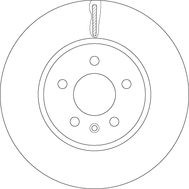 Brake Disc TRW SINGLE DF6260S