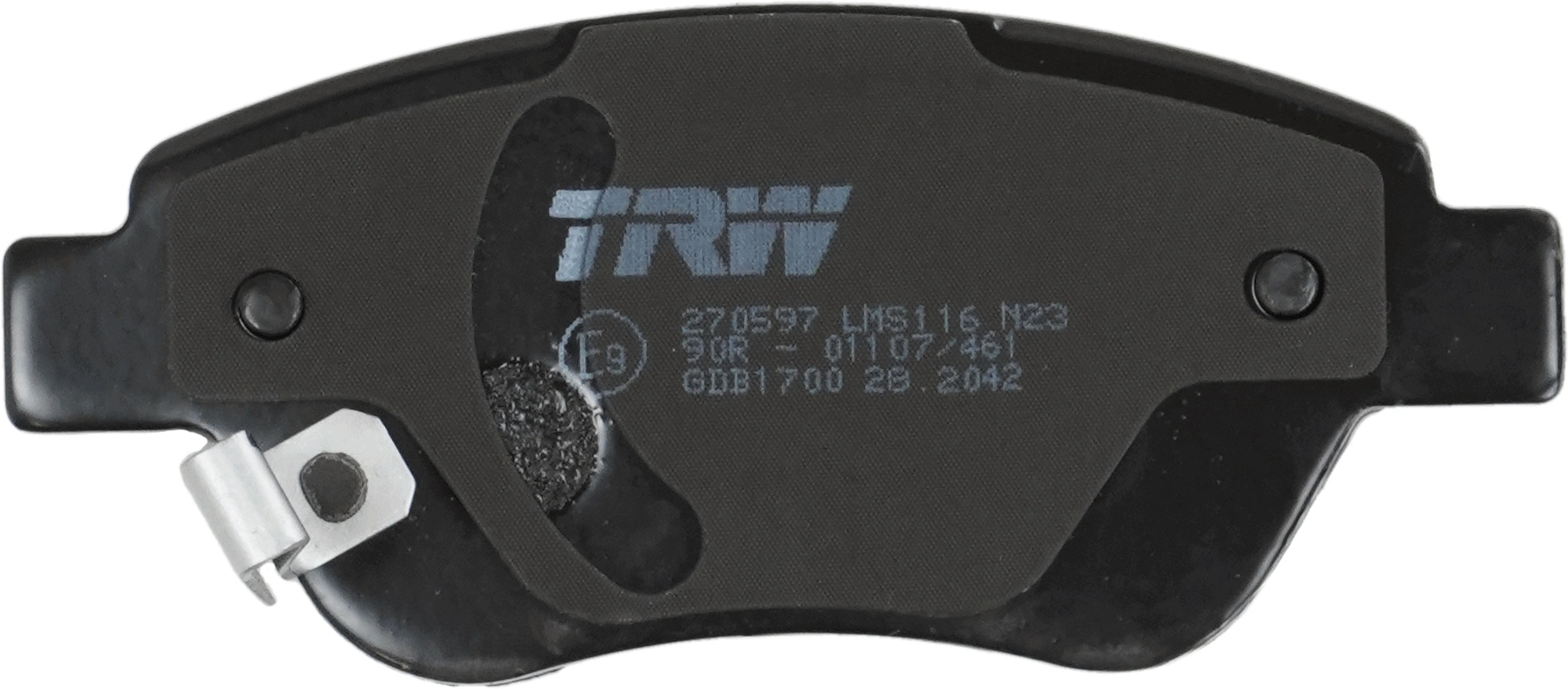 Brake Pad Set, disc brake COTEC GDB1700