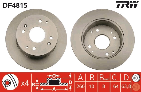 Brake Disc DF4815