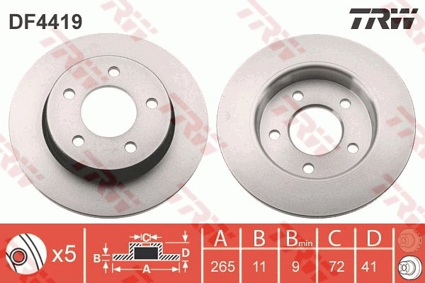 Brake Disc DF4419