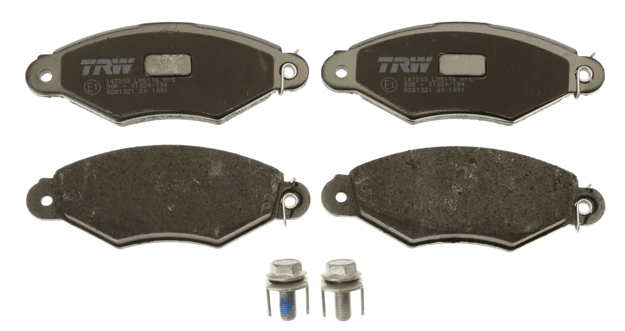 Brake Pad Set, disc brake COTEC GDB1321