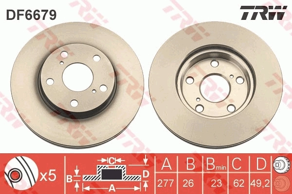 Brake Disc DF6679