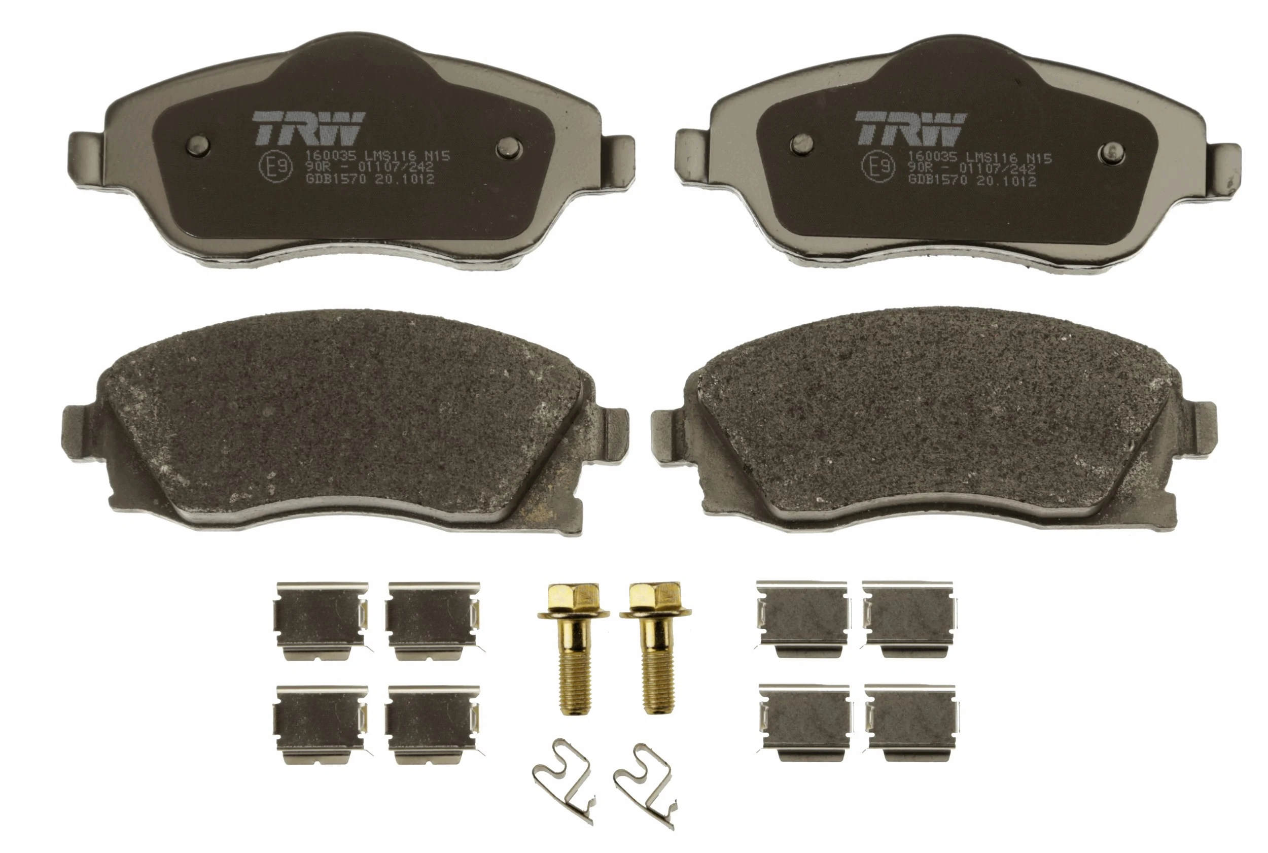 Brake Pad Set, disc brake COTEC GDB1570