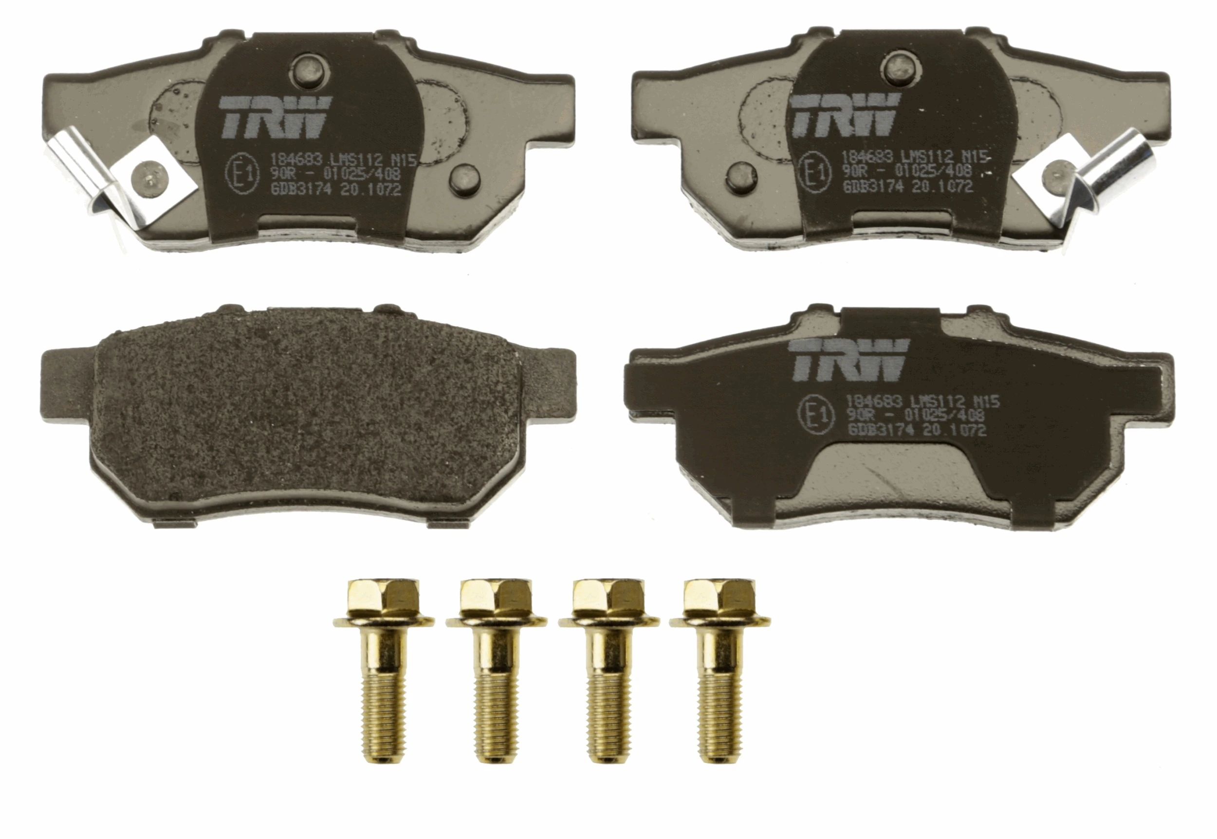 Brake Pad Set, disc brake COTEC GDB3174