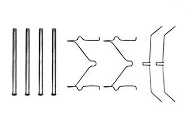Accessory Kit, disc brake pad PFK208