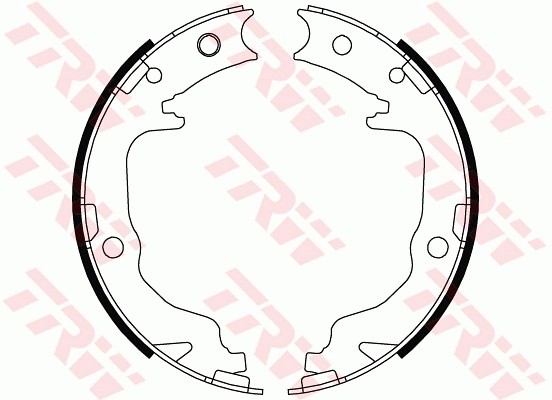 Brake Shoe Set, parking brake GS8804
