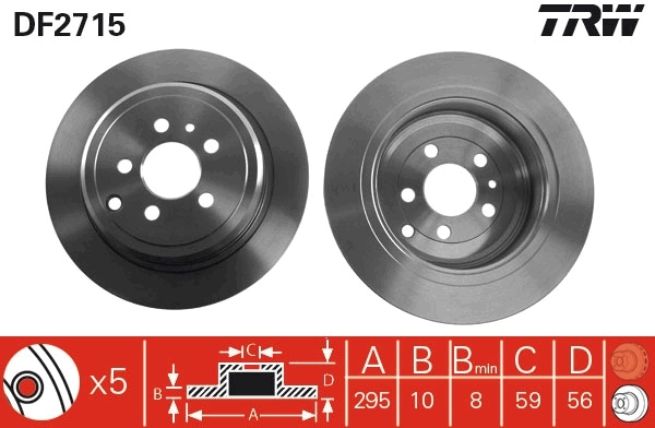 Brake Disc DF2715