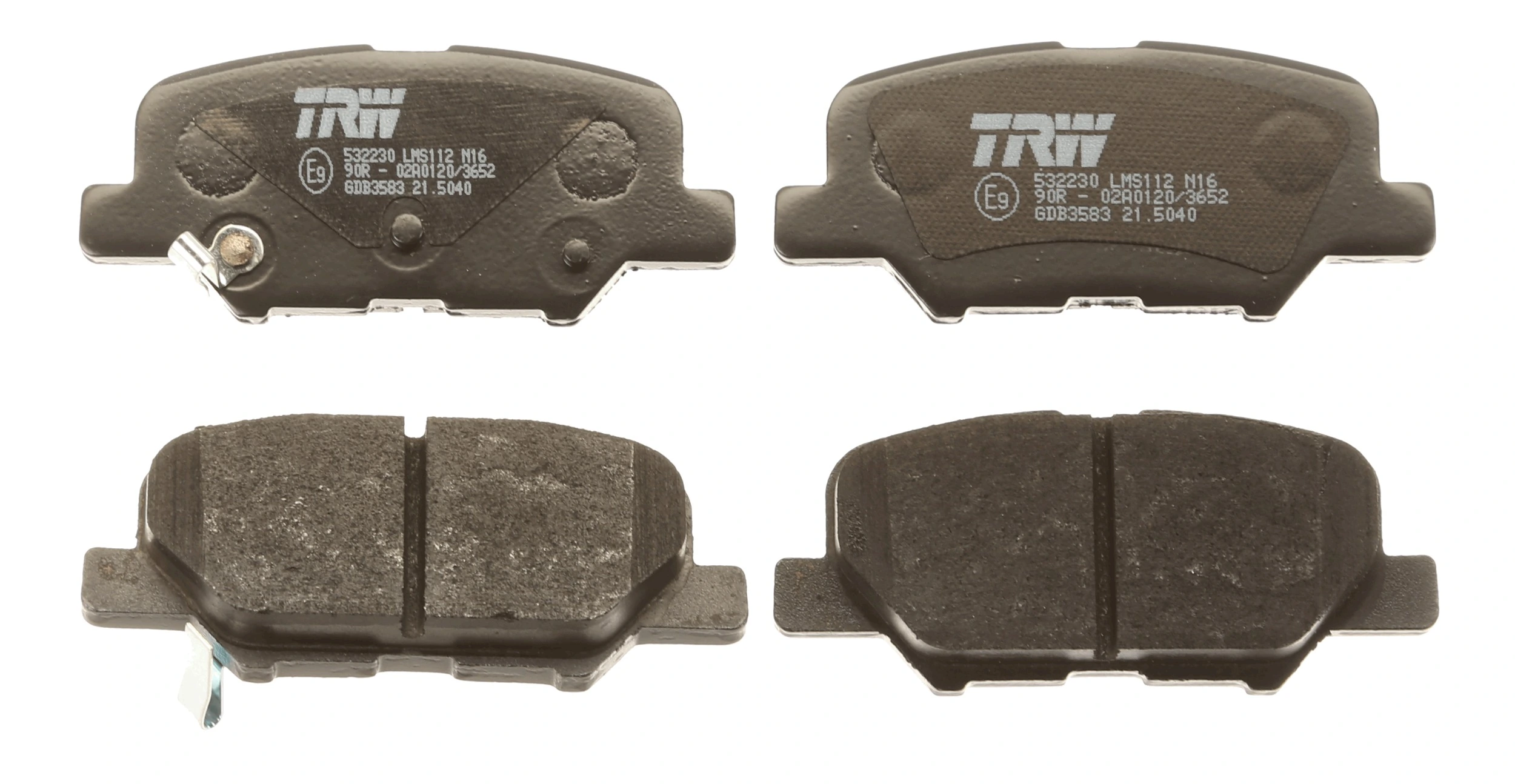 Brake Pad Set, disc brake COTEC GDB3583