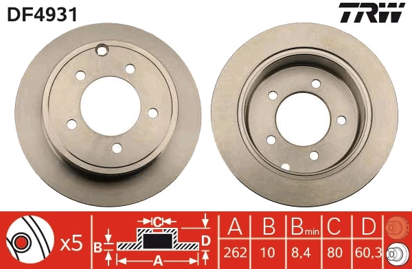 Brake Disc DF4931
