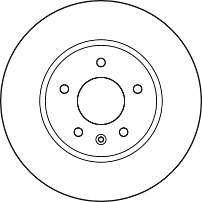 Brake Disc TRW SINGLE DF4928S