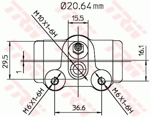 TRW BWF251 Wheel Brake Cylinder