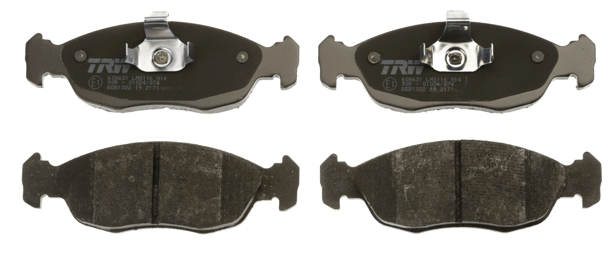 Brake Pad Set, disc brake COTEC GDB1322