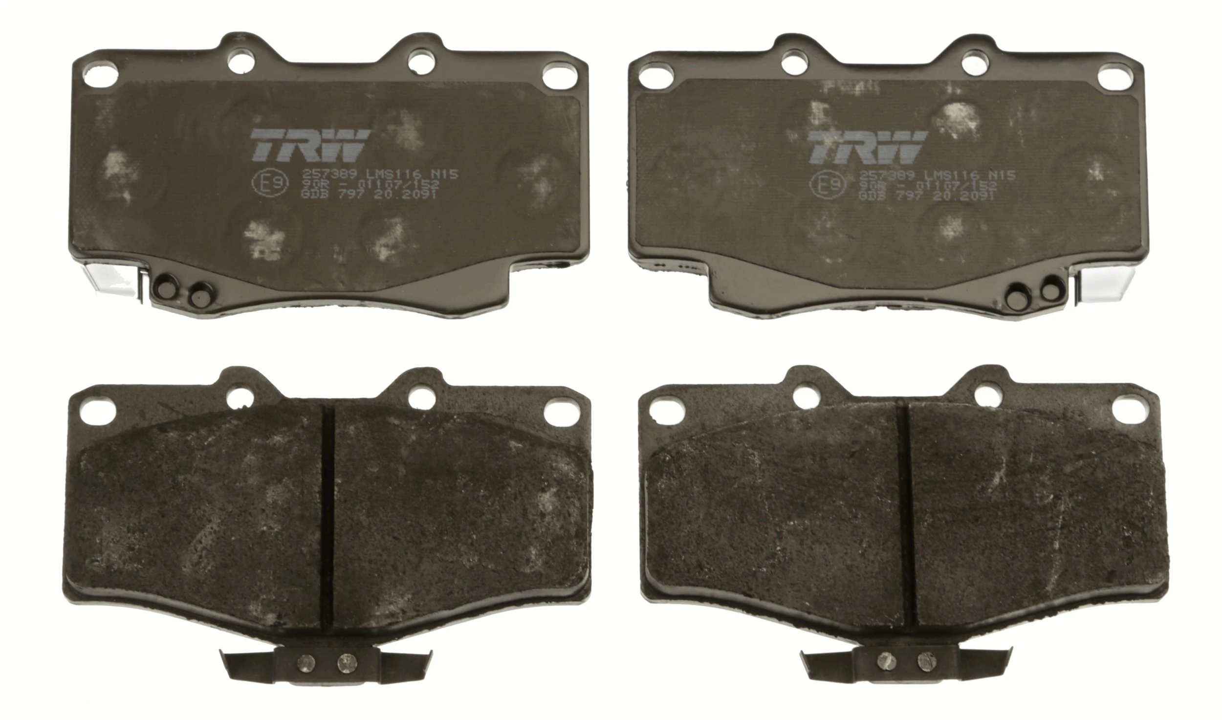 Brake Pad Set, disc brake COTEC GDB797