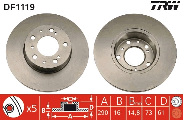 Brake Disc DF1119