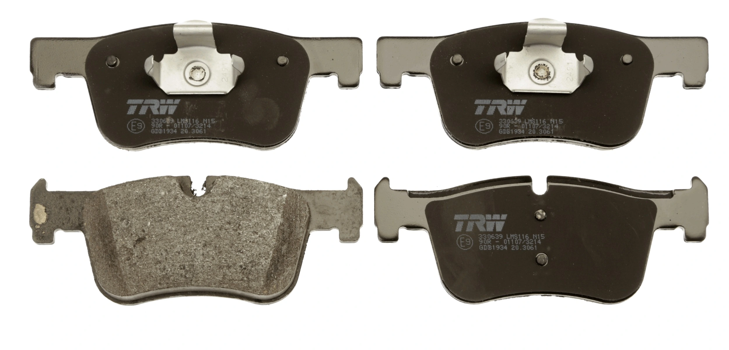 Brake Pad Set, disc brake COTEC GDB1934