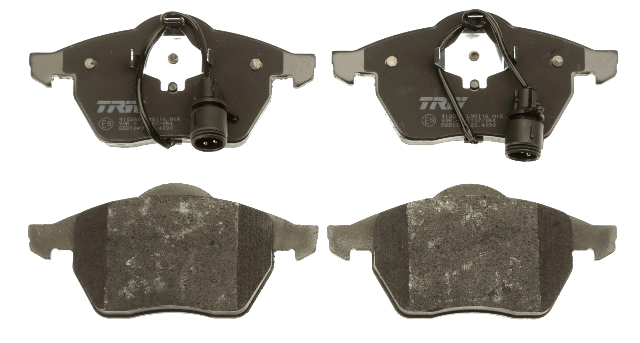 Brake Pad Set, disc brake COTEC GDB1049