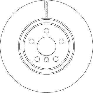 Brake Disc TRW SINGLE DF6749S