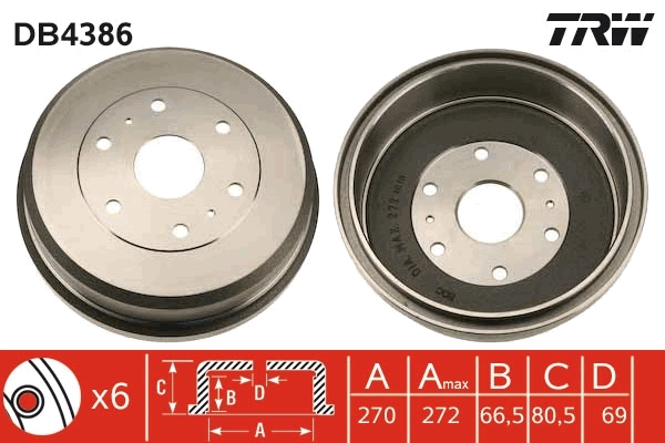 Brake Drum DB4386
