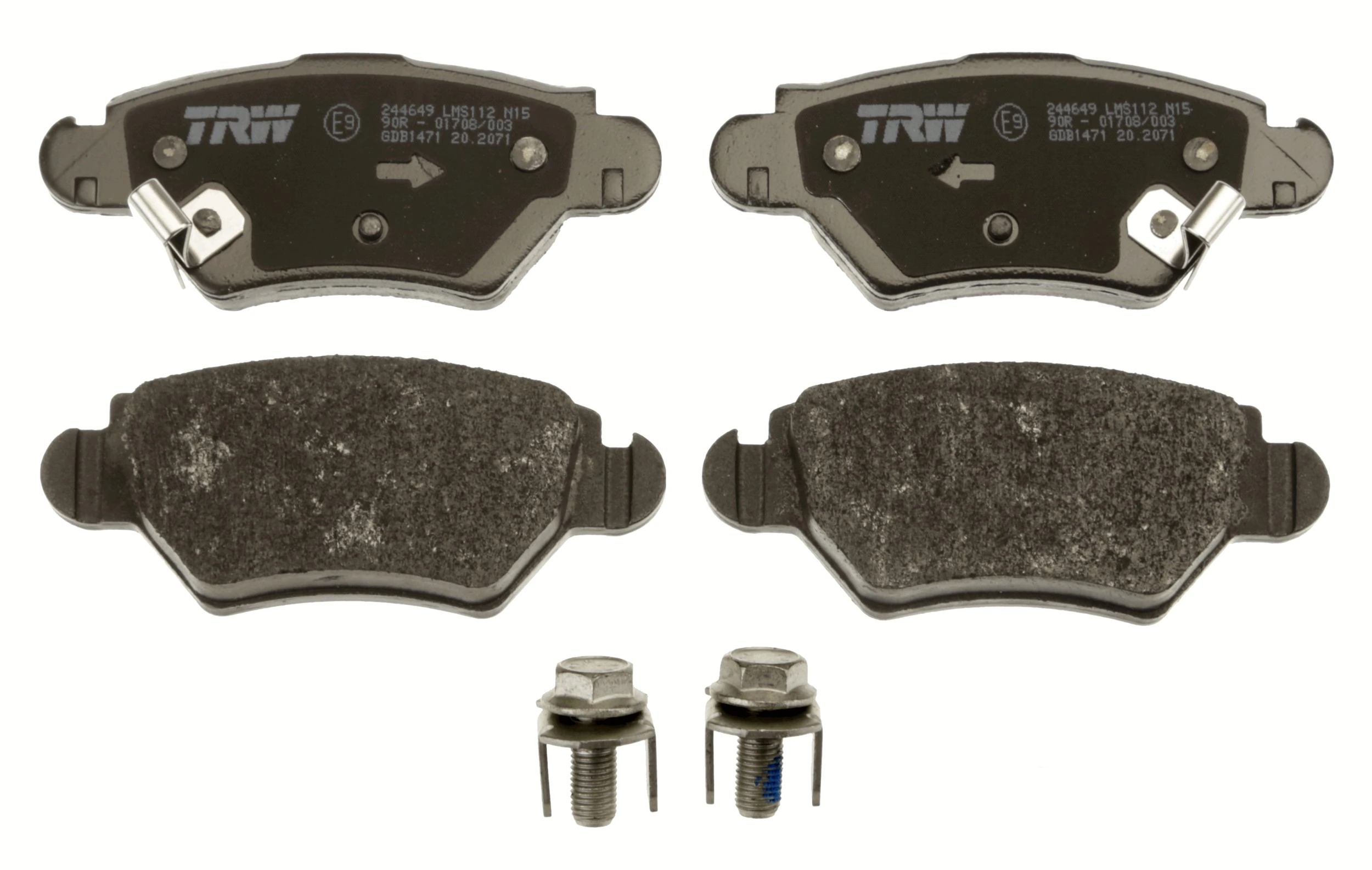 Brake Pad Set, disc brake COTEC GDB1471