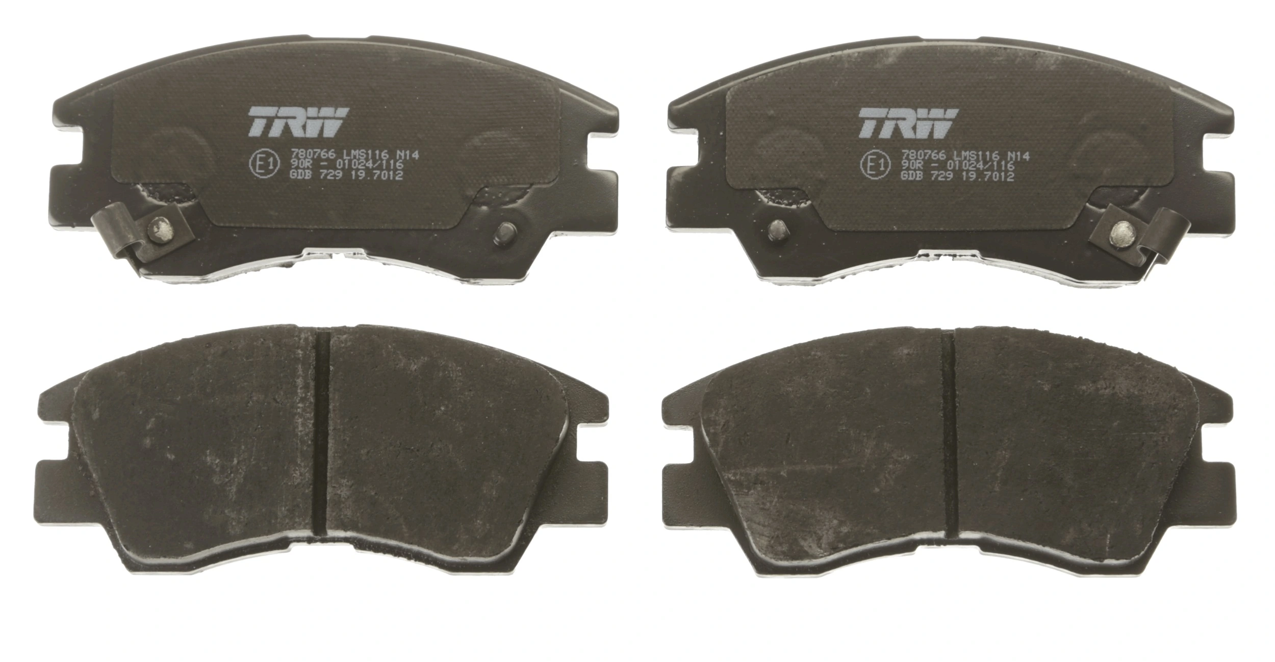 Brake Pad Set, disc brake COTEC GDB729