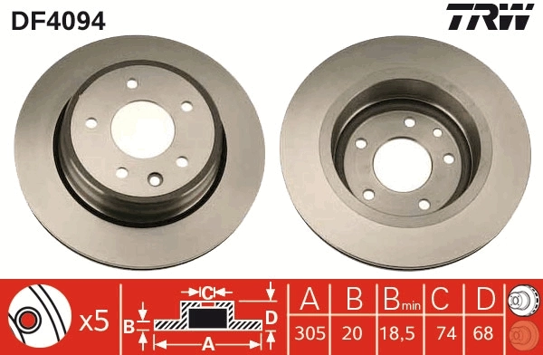 Brake Disc DF4094