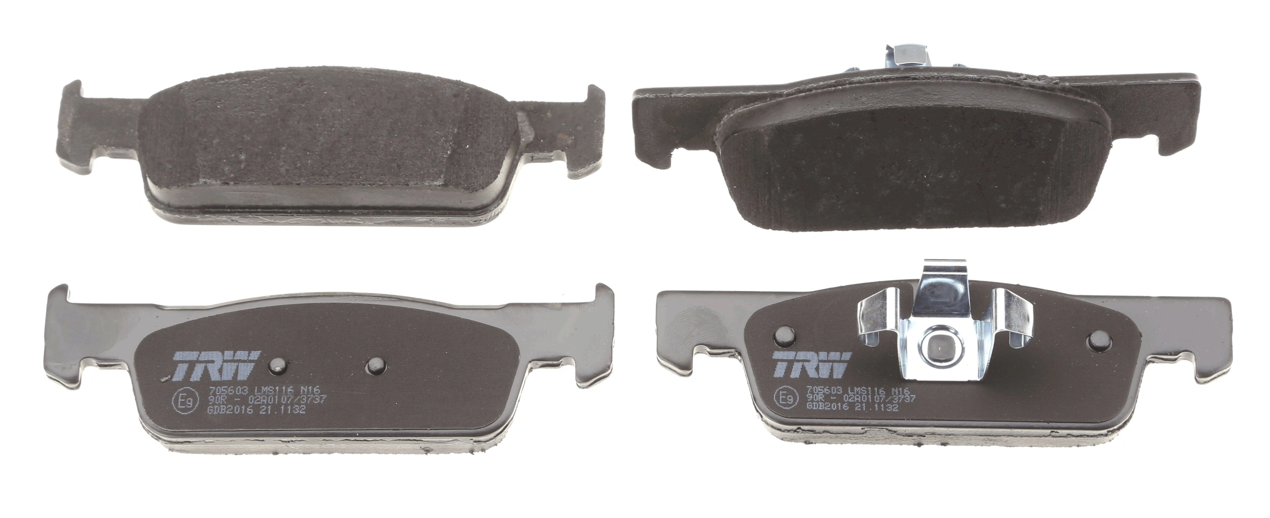 Brake Pad Set, disc brake COTEC GDB2016