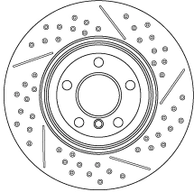 Brake Disc TRW SINGLE DF6601S